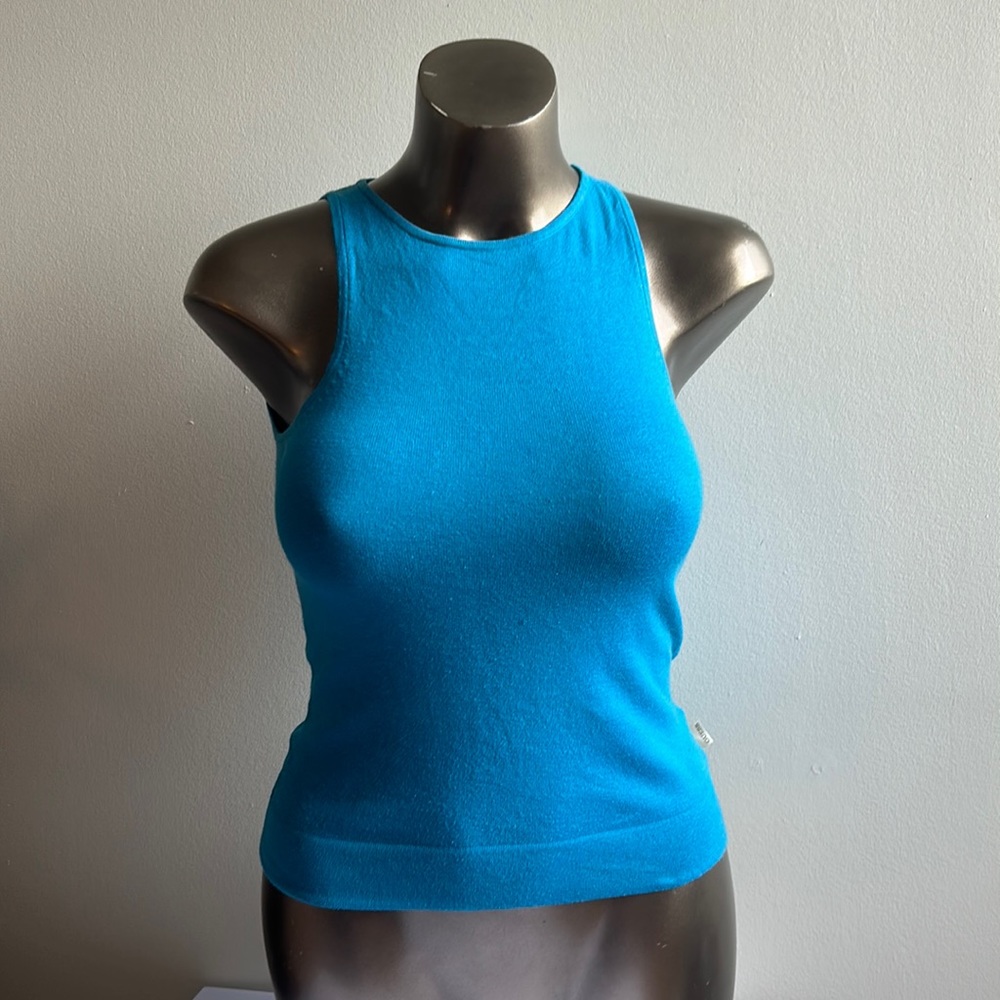 Blue Guess Tank Top Medium
